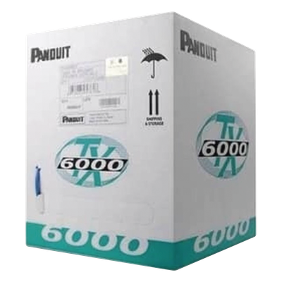 Bobina de Cable UTP 305 Metros (1000 Pies) de Cobre, TX6000&trade; PanNet, Reelex, Amarillo, Categor&iacute;a 6 Mejorado (23 AWG), PVC (CM), de 4 Pares